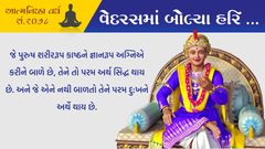 વેદરસમાં બોલ્યા હરિ...