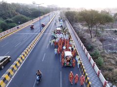 Karelibaug to kalalidham -  Padyatra Kalalidham March 2025