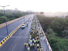 Karelibaug to kalalidham -  Padyatra Kalalidham March 2025